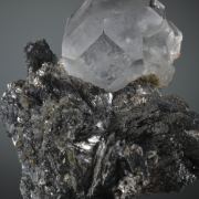 Fluorite on Lollingite
