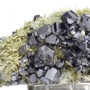 Galena, calcite, quartz