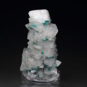CALCITE, DIOPTASE
