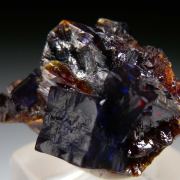 Fluorite on Sphalerite