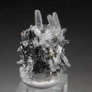 BOULANGERITE, QUARTZ