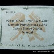 Pyrite on Arsenopyrite