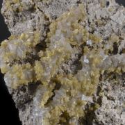 Hedyphane on Calcite