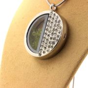 Raw Peridot necklace.