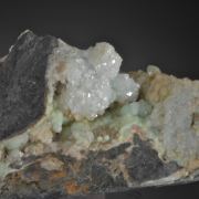 Fluellite with Wavellite