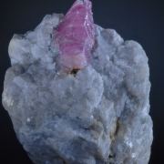 Ruby (Corundum) on Marble