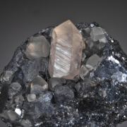 Smithsonite on Galena 