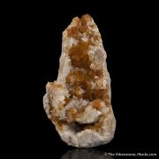 Fluorite with Calcite on jura limestone