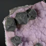 Kolwezite pseudo after Cuprite crystals with Co Dolomite