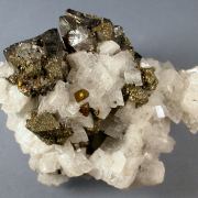 Siegenite with Chalcopyrite on Dolomite