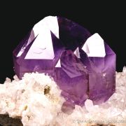 Quartz var. Amethyst on Quartz