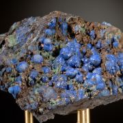 Azurite -Spherical with Malachite