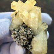 Calcite with Dolomite and Chalcopyrite