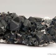 Chalcocite replacing Galena with Dolomite, Cerussite, Quartz 