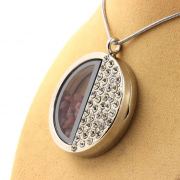 Raw multicolor Tourmaline necklace.