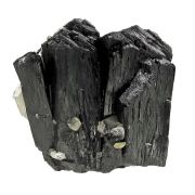 Ilvaite With Quartz Included By Hedenbergite