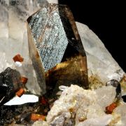 Cassiterite with Quartz