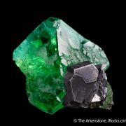 Fluorite with Sphalerite and Pyrite