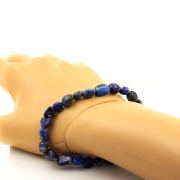 Lapis Lazuli from Pakistan Bracelet. Customizable Size.