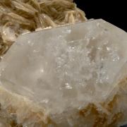 Topaz on Clevelandite and Muscovite