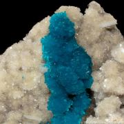Cavansite on Stilbite