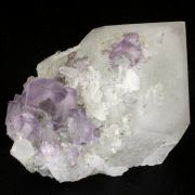 Fluorite on Quartz