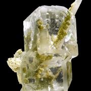Fluorite, quartz, siderie