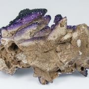 Fluorite with Calcite and Gypsum