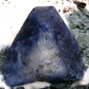 Benitoite with Neptunite