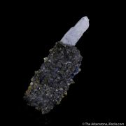 Boulangerite ps. Bournonite, with Chalcopyrite and Quartz