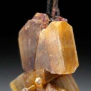 Feldspar var. 'Moonstone' on Aegerine