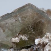 Fluorapatite with inclusions and Muscovite