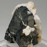 Alabandite with Calcite and Rhodochrosite