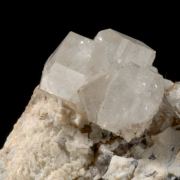 Phenakite - Untwinned crystals on matrix