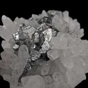 Bournonite and Quartz (rare locale)