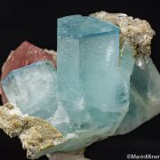 Aquamarine with Apatite
