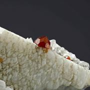 Spessartine, Albite, Quartz - Gilgit, Pakistan