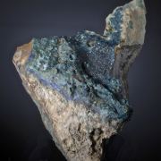 Spangolite with Brochantite - classic USA
