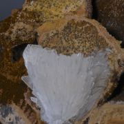 Hemimorphite on Goethite