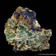 Otavite with Azurite