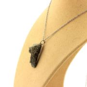 Raw Epidote Necklace. 16.09 ct.