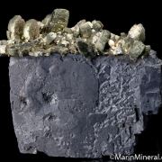 Marcasite on Galena