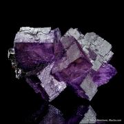 Fluorite on Sphalerite