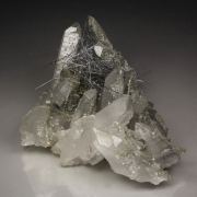 BOULANGERITE, QUARTZ