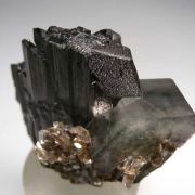 Apatite on Ferberite