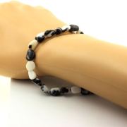 Zebra Jasper from Brazil Bracelet. Customizable size.