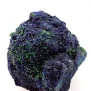 Chessylite ( Azurite ) + Cuprite.