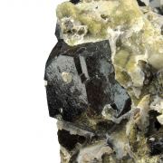 Andradite Garnet in Quartz