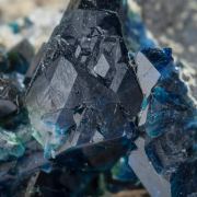 Lazulite with Siderite and Quartz