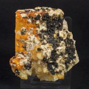 Fluorite with Quartz, Goethite and Baryte